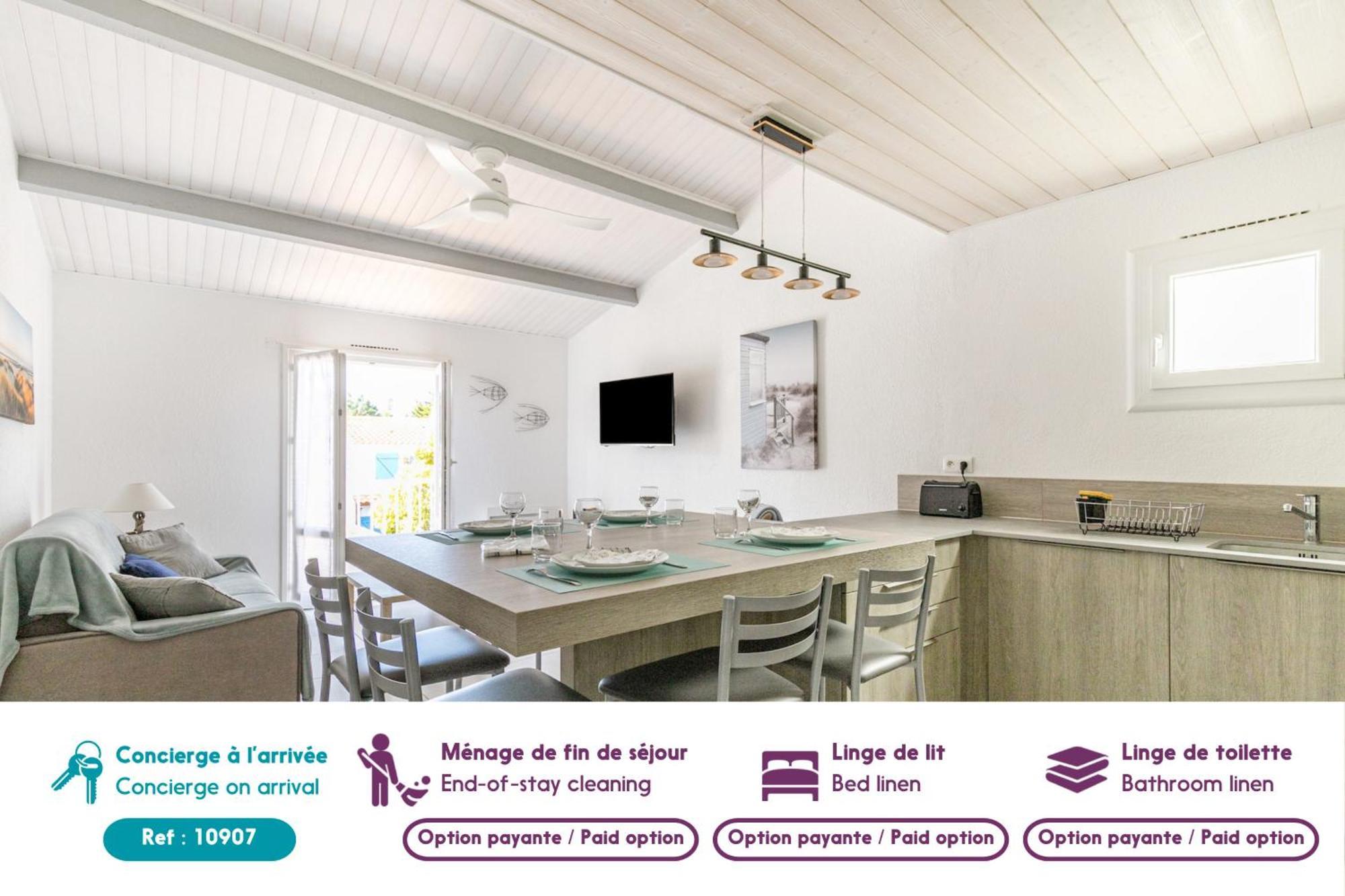 Appartement Pour 4 - 450M Plage Des Sables D'Or La Gueriniere Luaran gambar